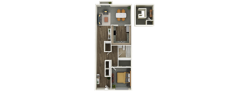 Floor plan of our loft apartment in Olympia, WA.at Capitol Crossing, Washington, 98501