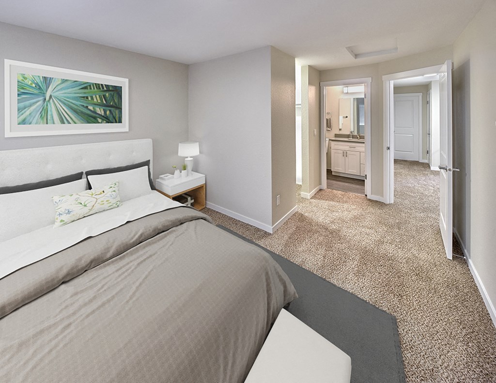 Bedroom Hallway at Arterra Apartments, Kent