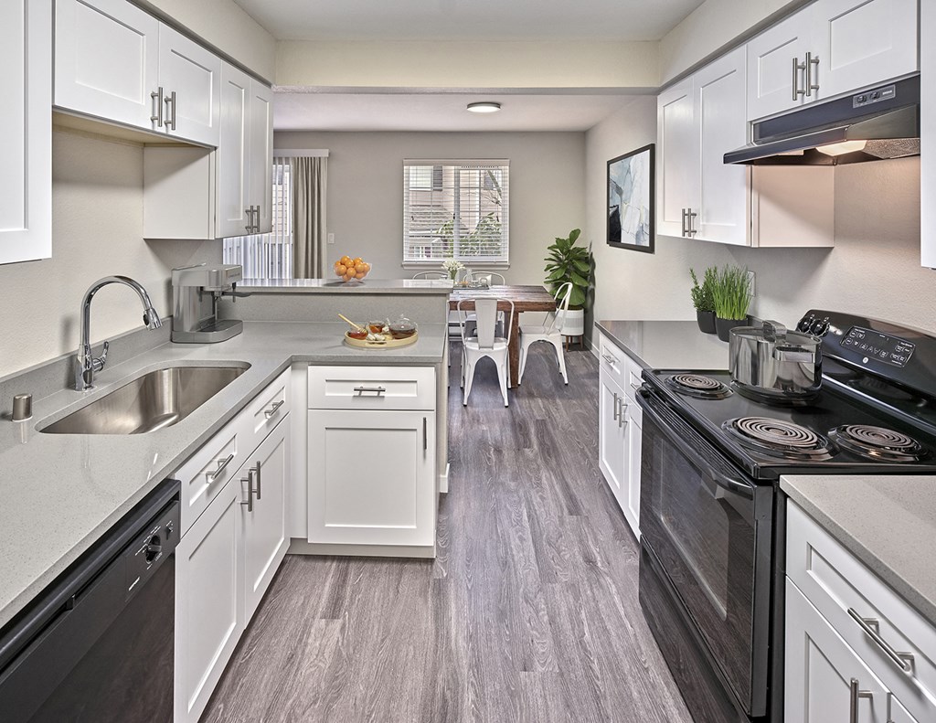 Kitchen at Arterra Apartments, Kent, WA