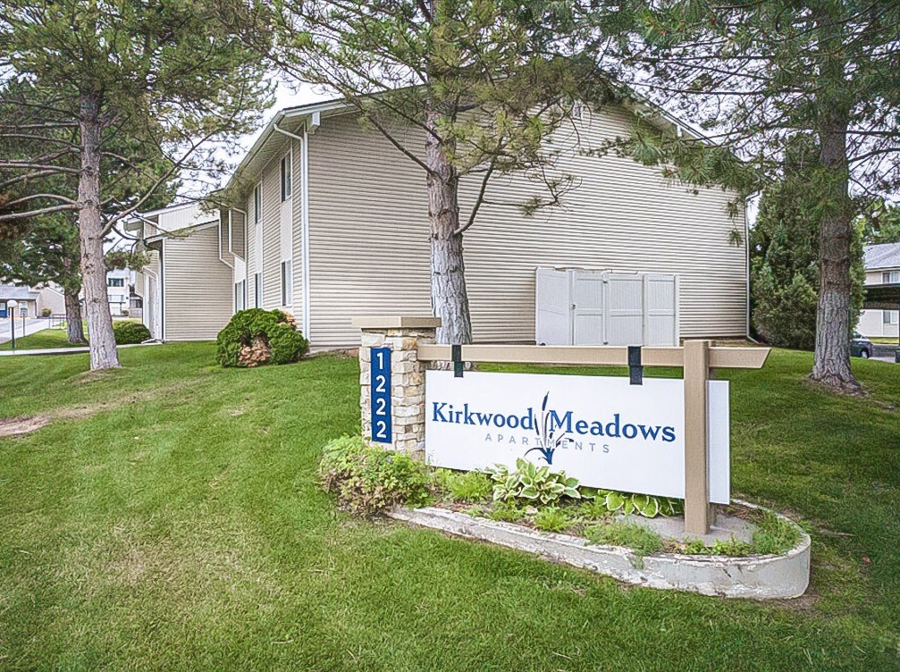 a sign in front of a house at Kirkwood Meadows, Pocatello, ID 83201