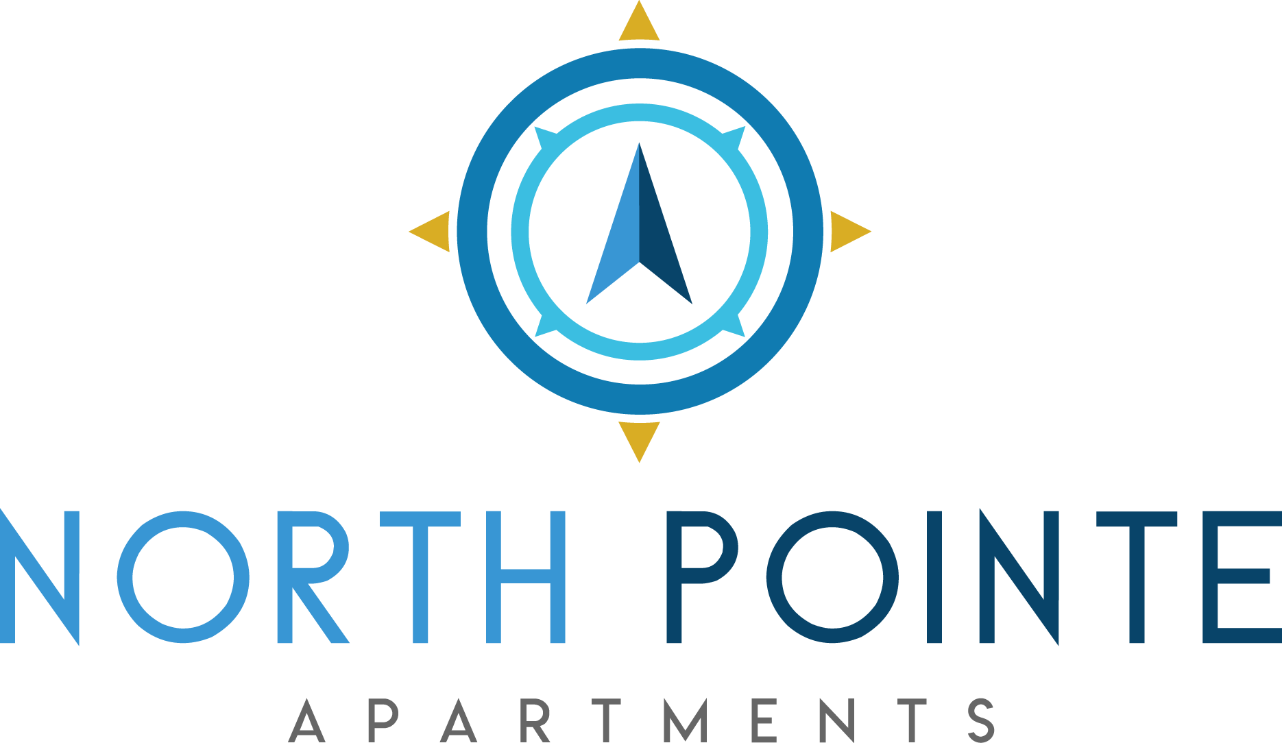 a logo for north point apartments