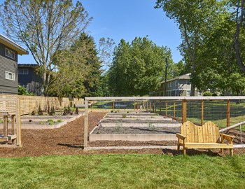 community pea patch for residents to plant vegetables and herbs - Photo Gallery 12