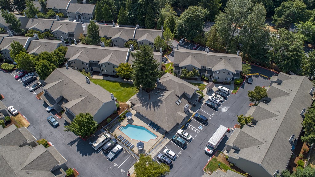 Top view at Arterra Apartments, Kent