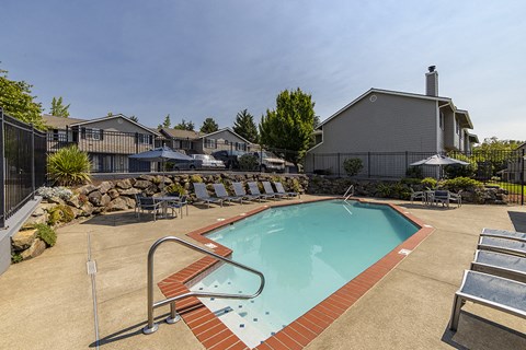 Pool at Arterra Apartments, Kent, Washington