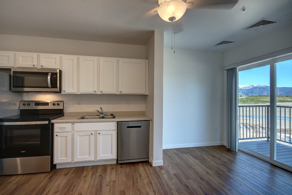 1-Bedroom Kitchen at Yellowstone Landing Apartments in Belgrade, MT