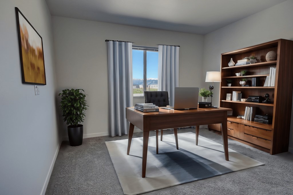 4-Bedroom Office at Yellowstone Landing Apartments in Belgrade, MT