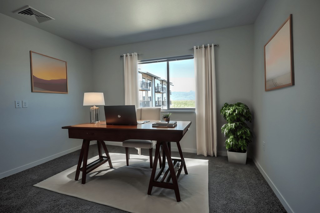 4-Bedroom Office at Yellowstone Landing Apartments in Belgrade, MT