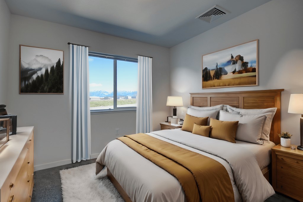 4-Bedroom Bedroom at Yellowstone Landing Apartments in Belgrade, MT