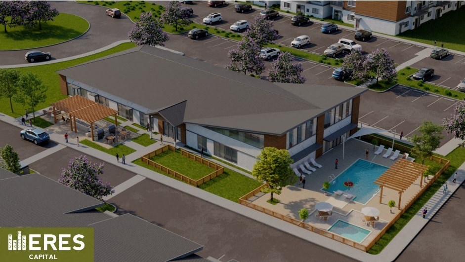 Aerial View at Yellowstone Landing, Belgrade, Montana