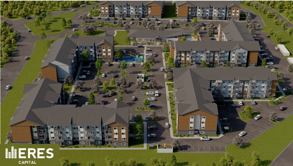 Drone View at Yellowstone Landing, Montana, 59714