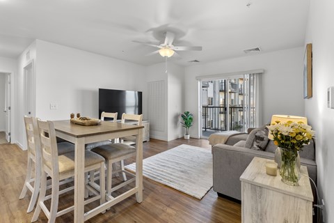 Open-Concept Living and Dining Area at Yellowstone Landing, Belgrade, Montana