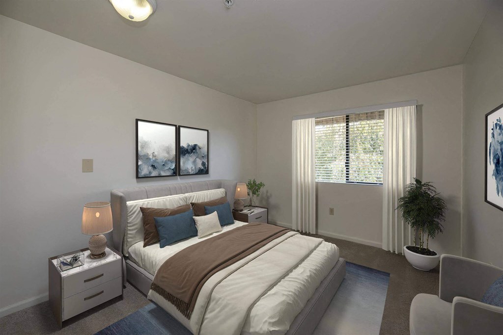 Bedroom Bedroom at Campus Commons Senior Living, Sacramento, 95825