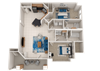 2 bed 2 bath