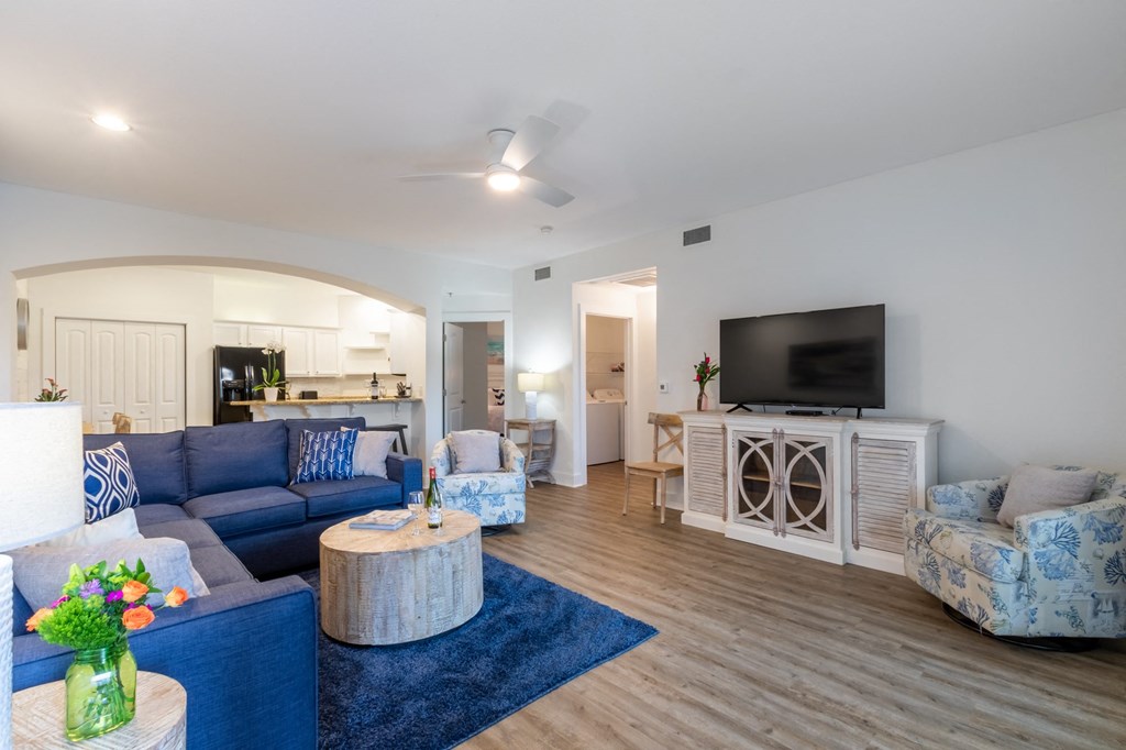 Spaces living area in our luxury homes.