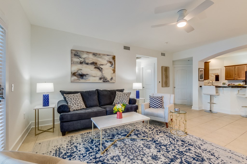 Spaces living area in our luxury homes.