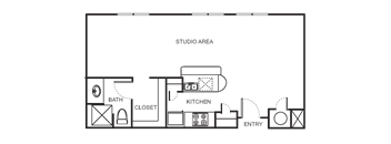 Studio floor plan I2C