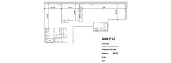 E22 - 2 Bed 2 Bath