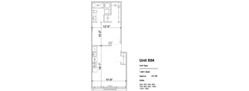 X04 - 1 Bed 1 Bath