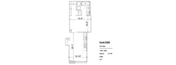 E05 - 1 Bed 1 Bath