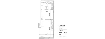 X05 - 1 Bed 1 Bath