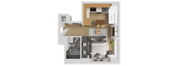 X14-S Floorplan at Reflections at the Wharf, Washington, DC