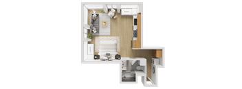 X18-S Floorplan at Reflections at the Wharf, District of Columbia