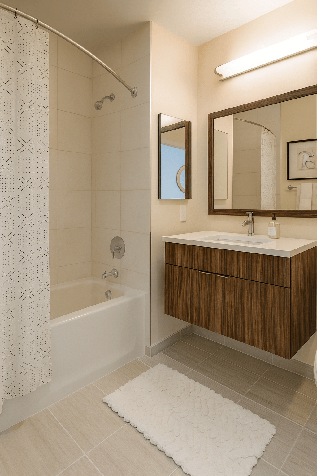 Bathroom With Bathtub at Artline Apartments, Washington, DC