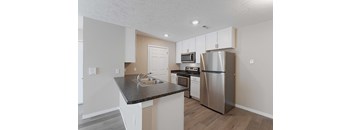 One Bed A Kitchen & Laundry Closet