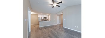 One Bed B Living Room & Kitchen