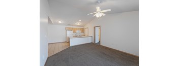 Two Bed B Living Room & Kitchen