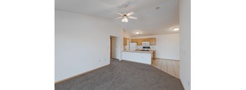 Three Bed A Living Room & Kitchen