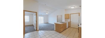 Three Bedroom: Living Room & Kitchen