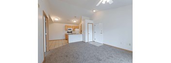 One Bedroom: Living Room & Entryway