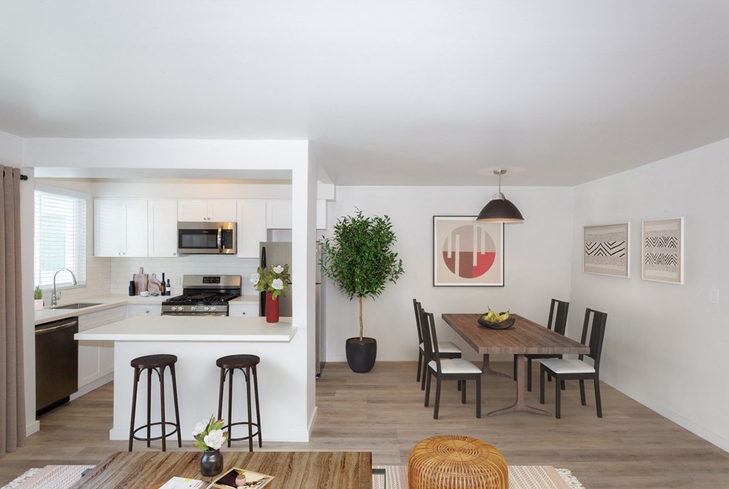 Open Floor plan one bedroom one bath