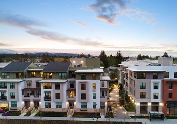 Elan Mountain View exterior at dusk - Photo Gallery 20