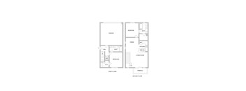 Plan C Townhouse - 2 bed 2 bath 1117