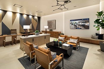 Leasing office with beautiful seating area - Photo Gallery 23
