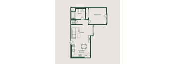 bedroom floor plan | the apartments at masse corner