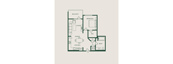 bedroom floor plan | the mille brookhaven apartment homes