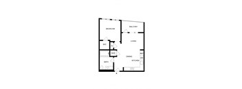 bedroom floor plan | apartments for rent in brookhaven ga | the mille brook