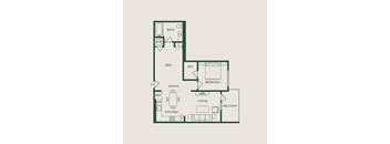 bedroom floor plan | the apartments at masse corner
