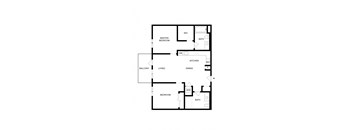 bedroom floor plan | the social at stadium walk apartment homes for rent in ft lauderdale
