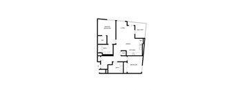 bedroom floor plan | the social at stadium walk apartment homes for rent in ft lauderdale