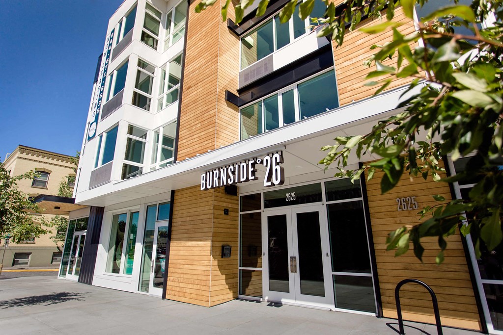 Front exterior of Burnside 26