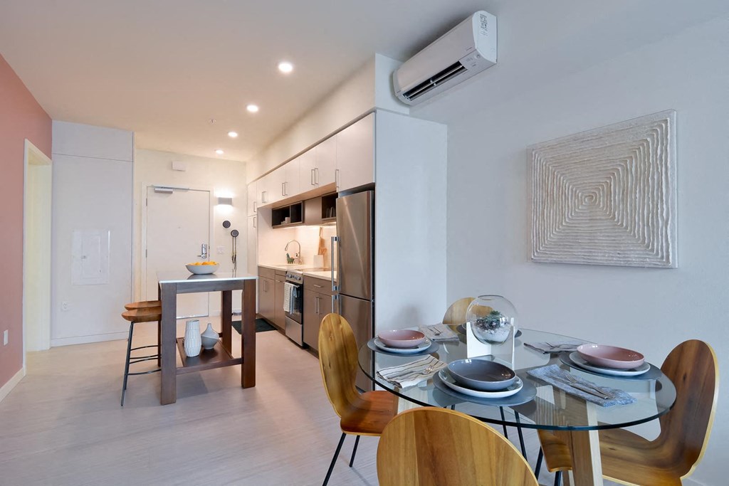 Beautifully designed kitchen and dining area