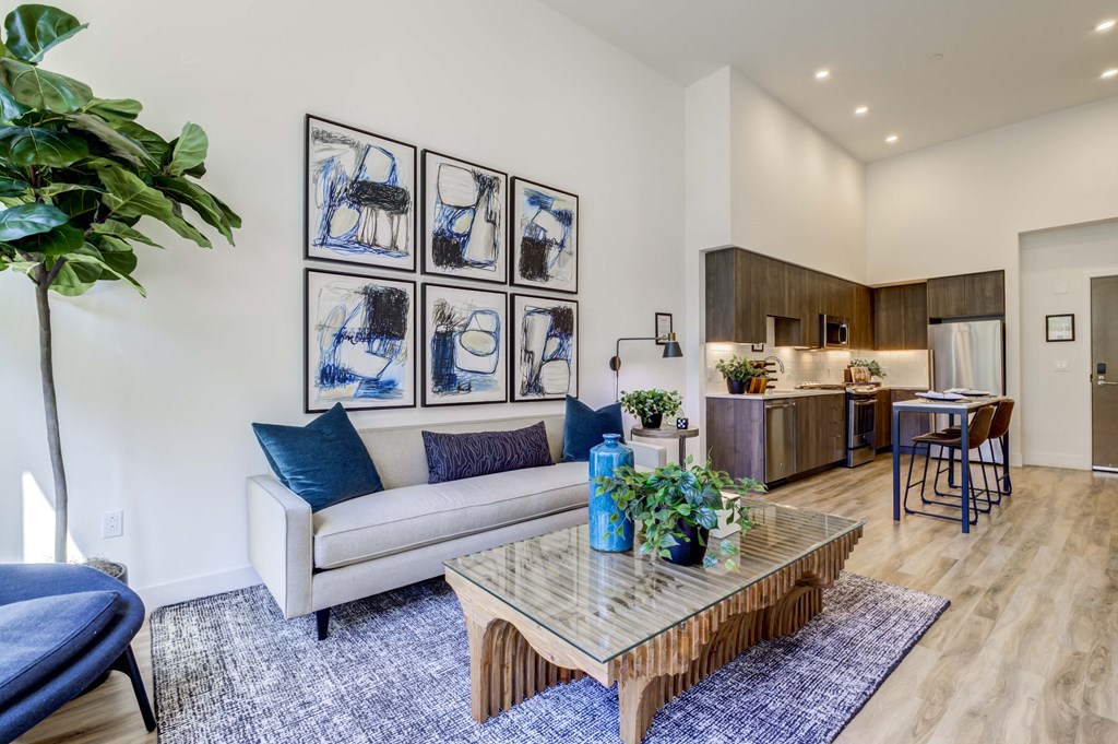 Open Spacious Floor Plans with Beautiful Living Room Couch Area