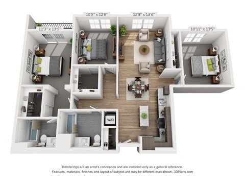 1030 Castro Street Studio-3 Beds Apartment for Rent - Photo Gallery 89