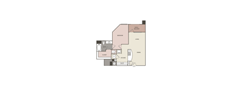 bedroom floor plan | the mansions on the park