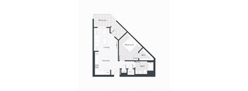 bedroom floor plan | apartments for rent in brookhaven ga | the mille brook