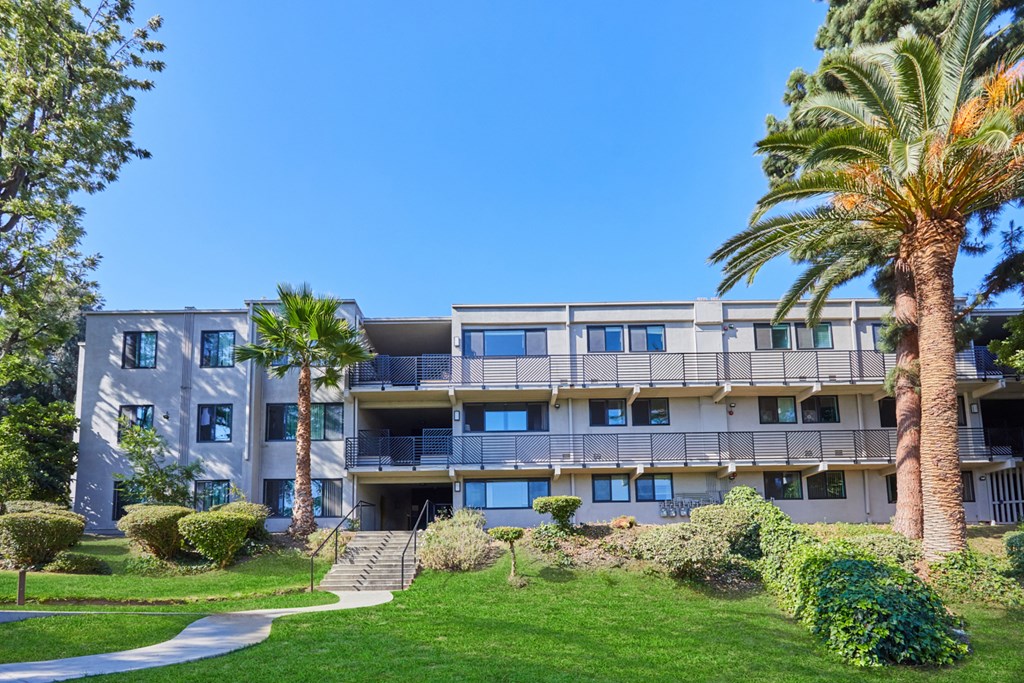 Exterior set against blue sky